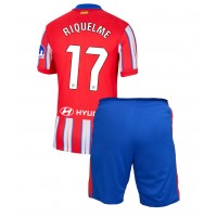 Camisa de time de futebol Atletico Madrid Rodrigo Riquelme #17 Replicas 1º Equipamento Infantil 2024-25 Manga Curta (+ Calças curtas)